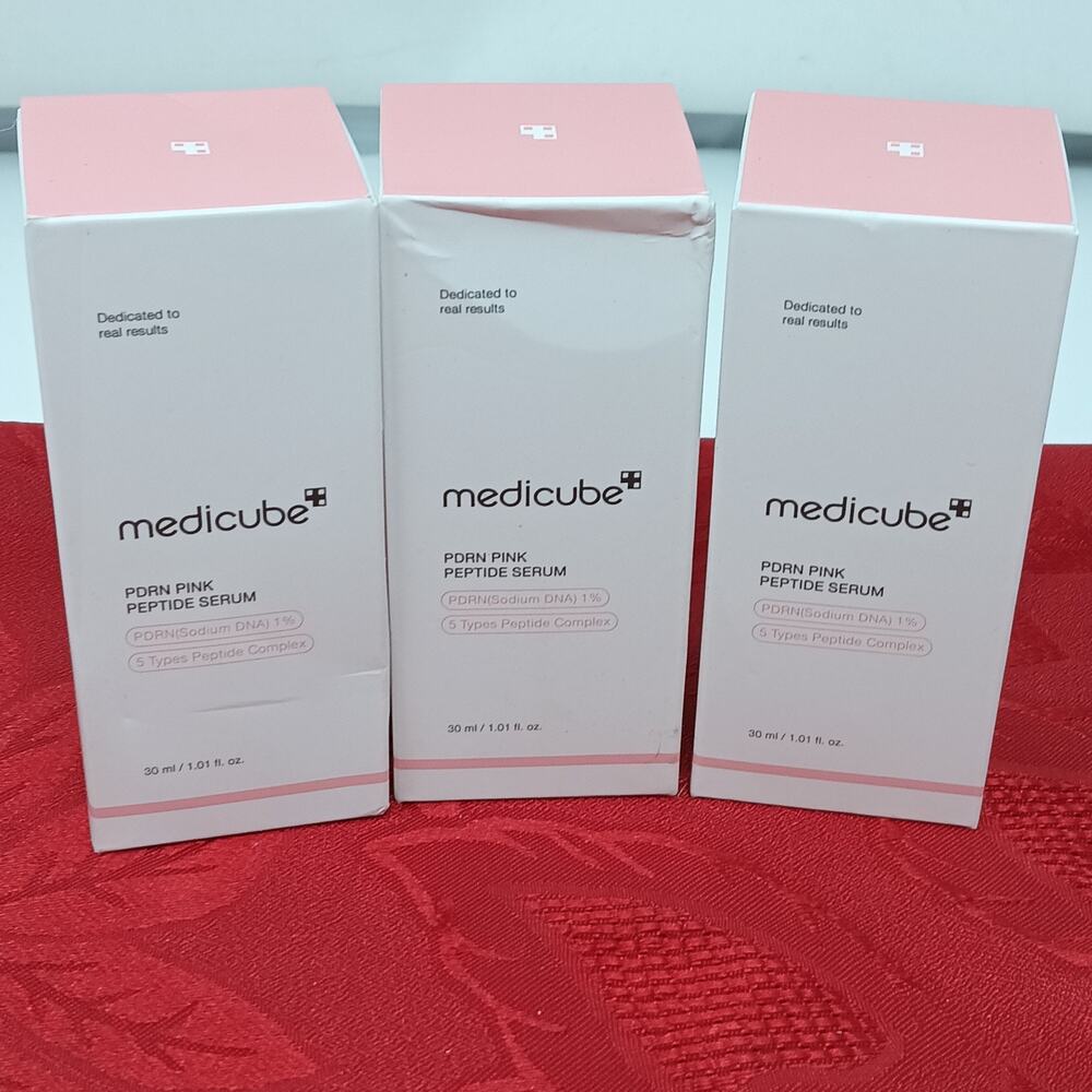 3X Medicube PDRN Pink Peptide Serum 1.0oz Korean K-Beauty Anti-Aging New